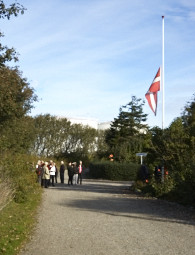 Næsten nede Standerstrygning